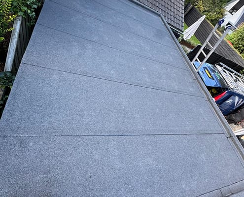 Bitumen dakleer – dakbedekking op plat dak Bitumen dakleer op dak